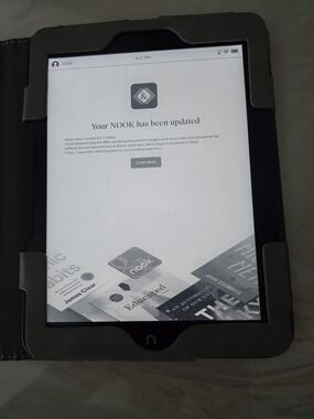 Barnes & Noble Tablet in Black - Protective Case Included